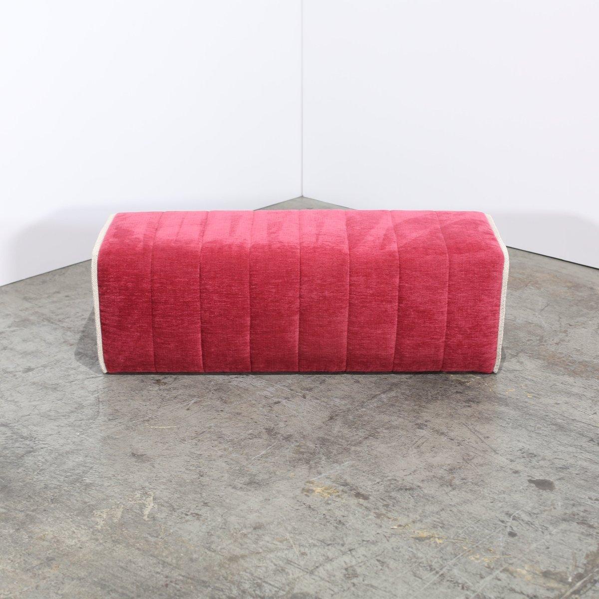 Velvet Ligne Roset Moël Three Seater Sofa and Bench by Inga Sempé For Sale