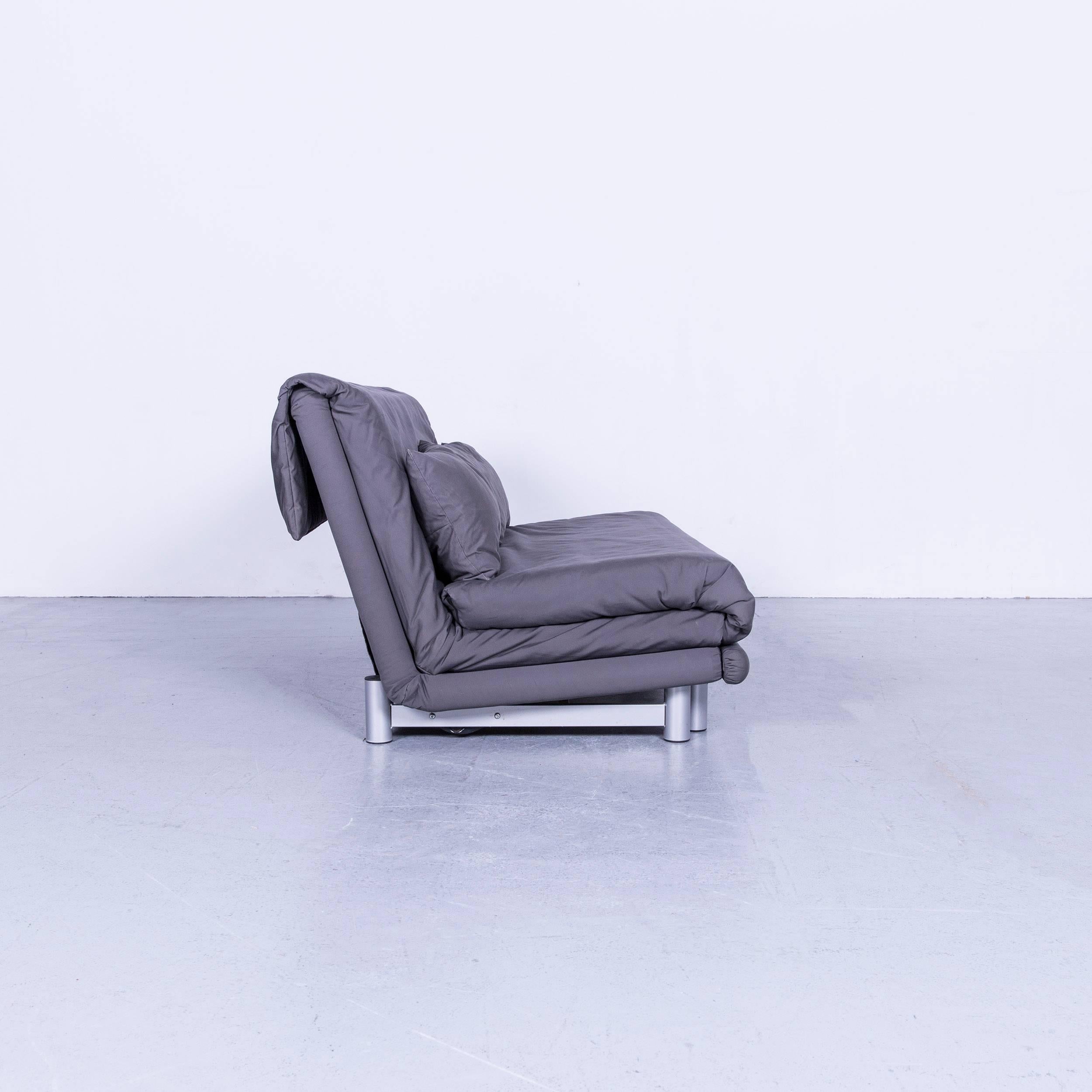 Ligne Roset Multi Designer Fabric Bed-Sofa Grey Two-Seat 6