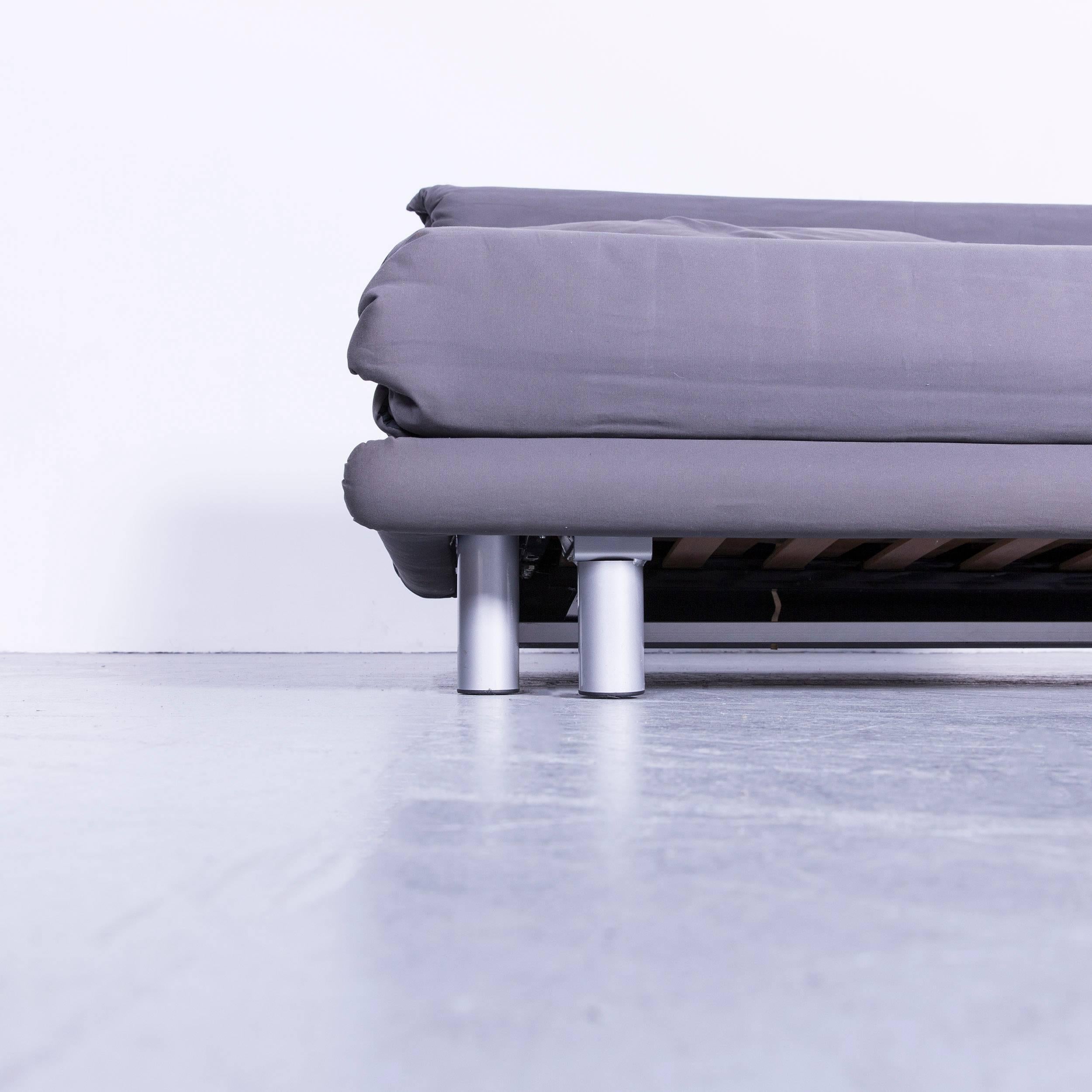 Ligne Roset Multi Designer Fabric Bed-Sofa Grey Two-Seat 3