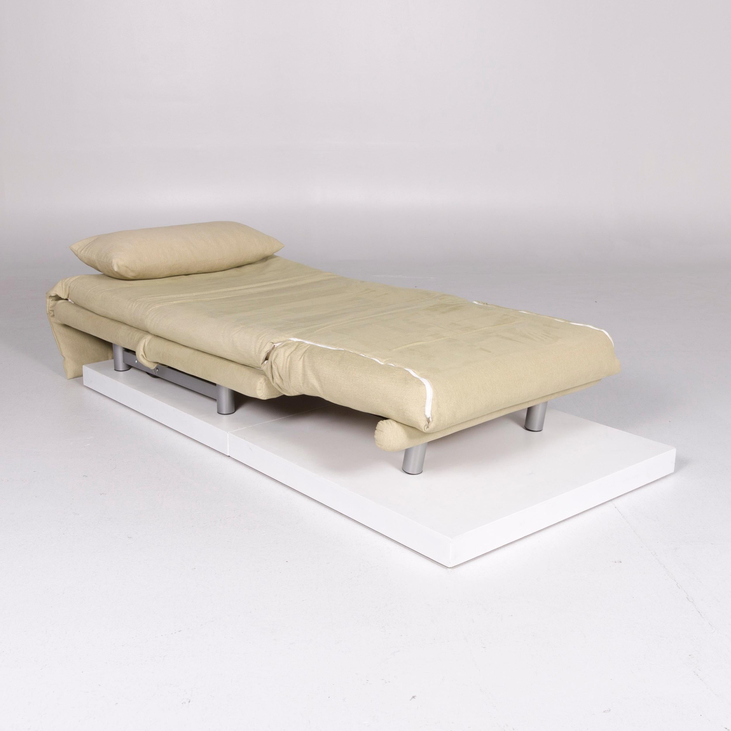 Ligne Roset Multy Designer Stoff-Sessel Beige Liege (Moderne) im Angebot