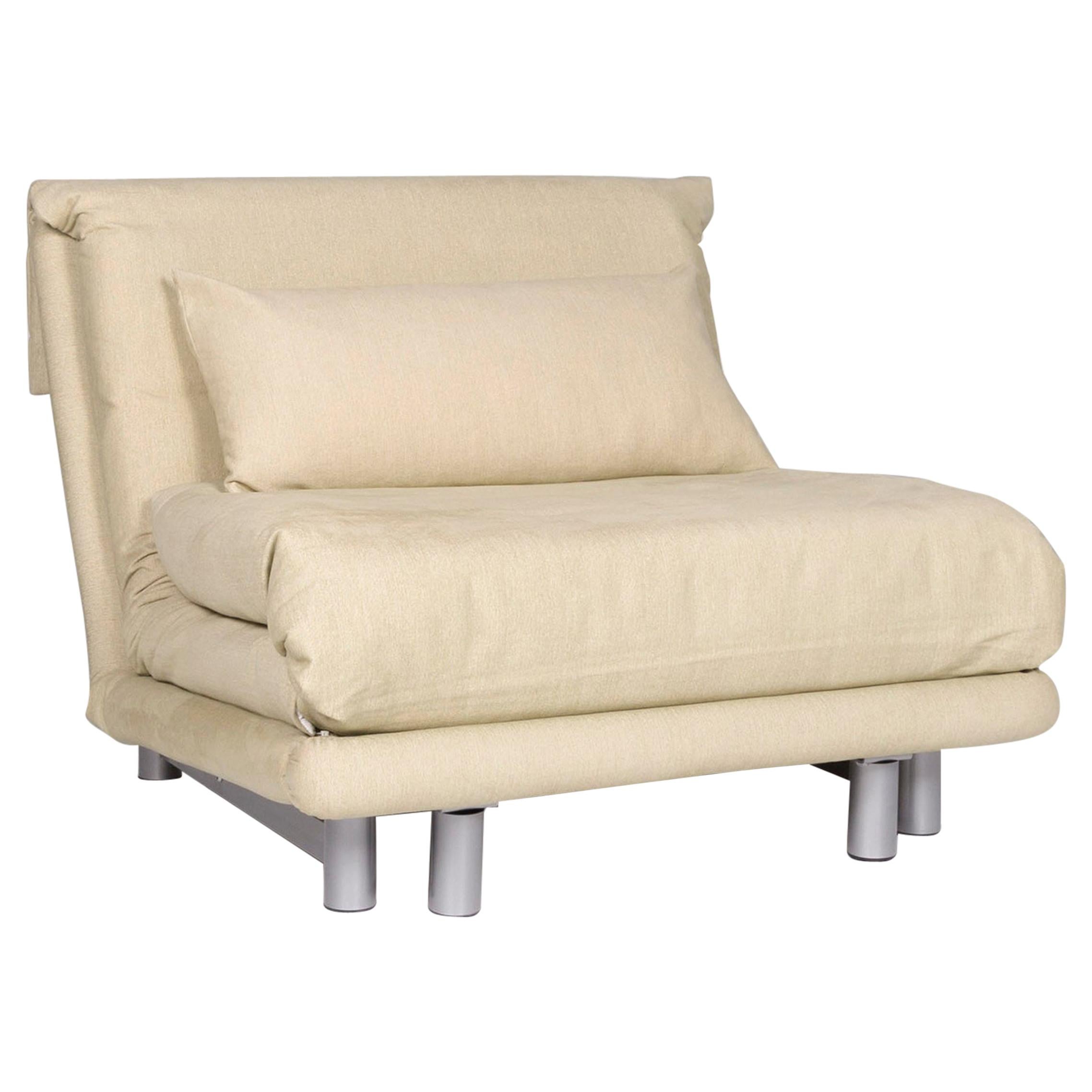 Ligne Roset Multy Designer Stoff Sessel Beige Liege For Sale