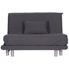 Ligne Roset Multy Fabric Sofa Bed Anthracite Gray Sofa 1.5-Seat Two-Seat