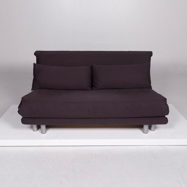 Ligne Roset Multy Fabric Sofa Bed Anthracite Sofa Sleeping