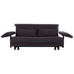 Ligne Roset Multy Fabric Sofa-Bed Brown Two-Seat