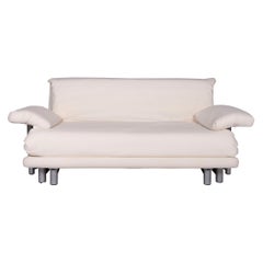 Ligne Roset Multy Fabric Sofa Bed White Sofa Function Sleep Function Couch