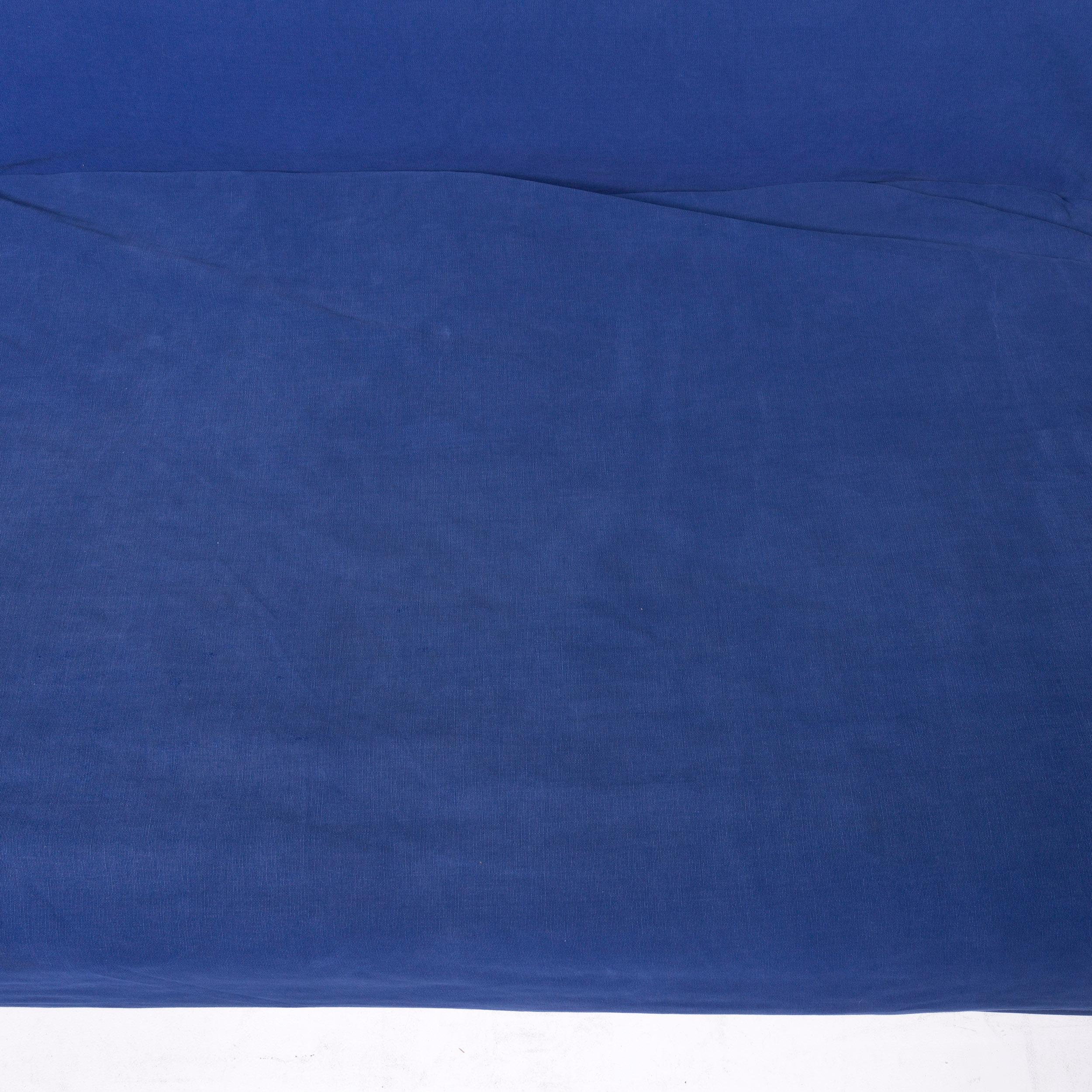 Ligne Roset Multy Fabric Sofa Blue Sofa Bed Sleep Function Couch In Good Condition In Cologne, DE