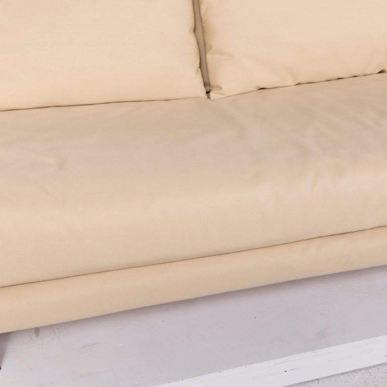 Ligne Roset Multy Fabric Sofa Cream Two Seat Sofa Bed At 1stdibs