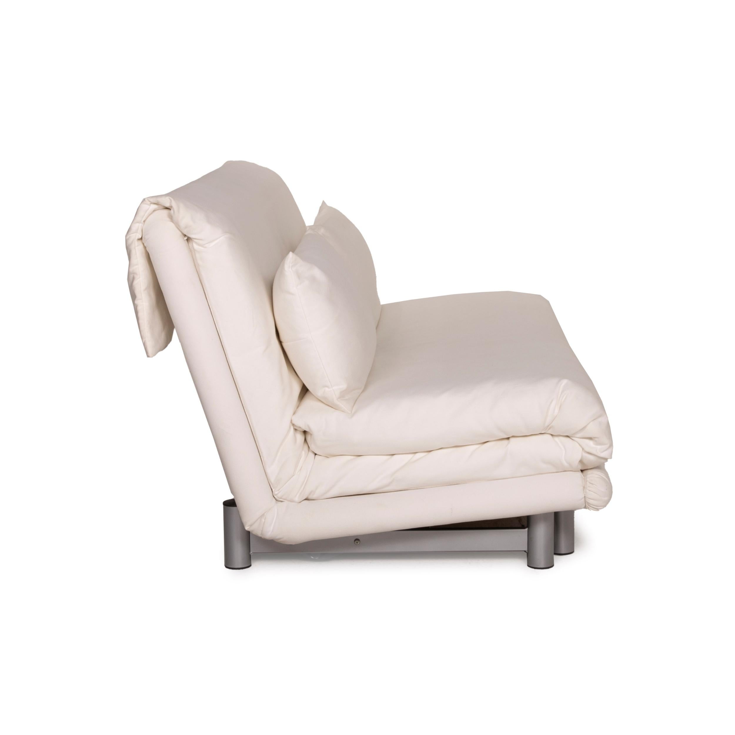 Contemporary Ligne Roset Multy Fabric Sofa Cream Two-Seater Sofa Bed