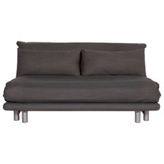 Ligne Roset Multy Fabric Sofa Gray Three-Seater Sleeping Function