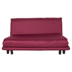 ligne roset Multy fabric sofa red three-seater function sleeping function couch