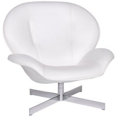 Ligne Roset MYO Leather Armchair White