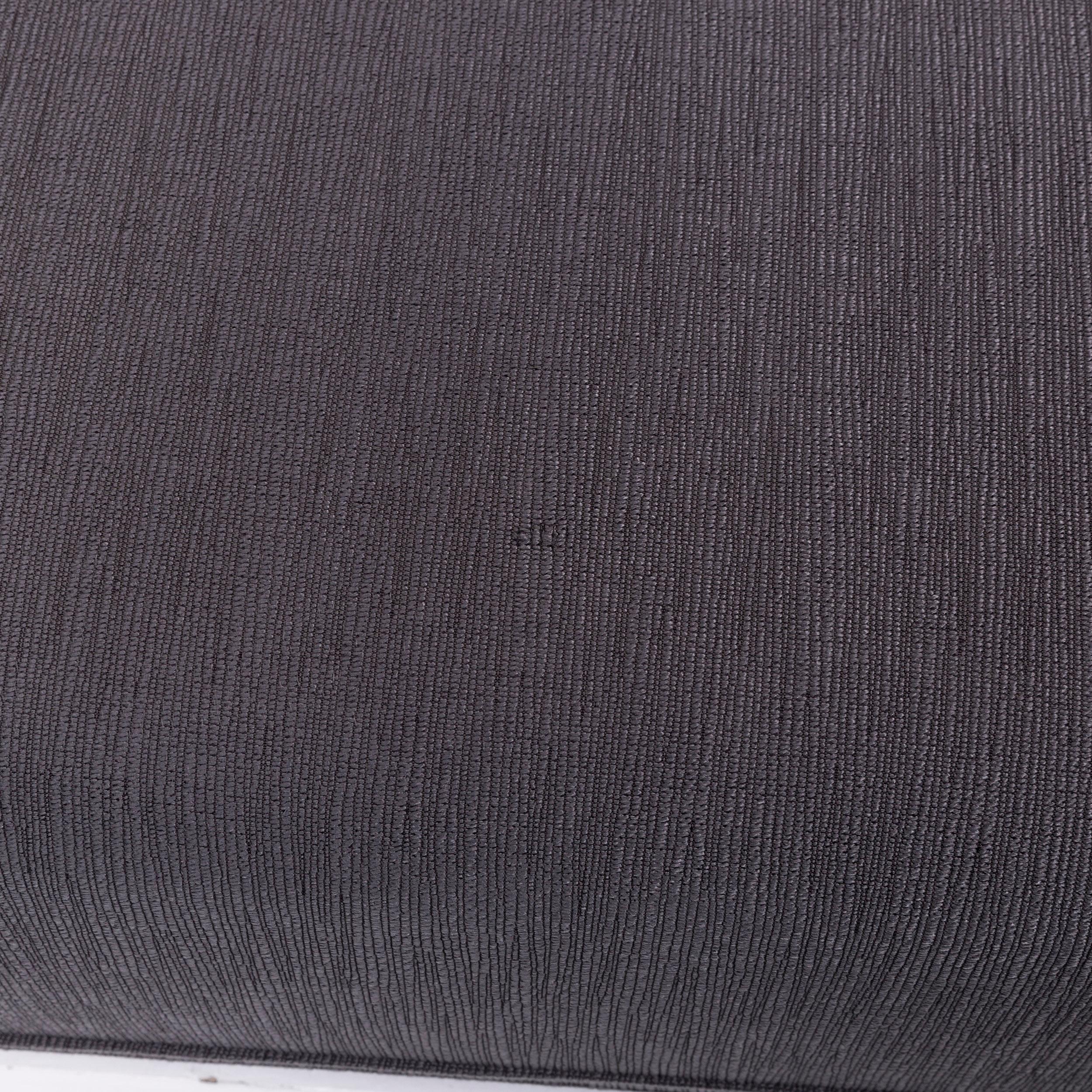 Modern Ligne Roset Opium Fabric Corner Sofa Anthracite Gray Sofa Couch