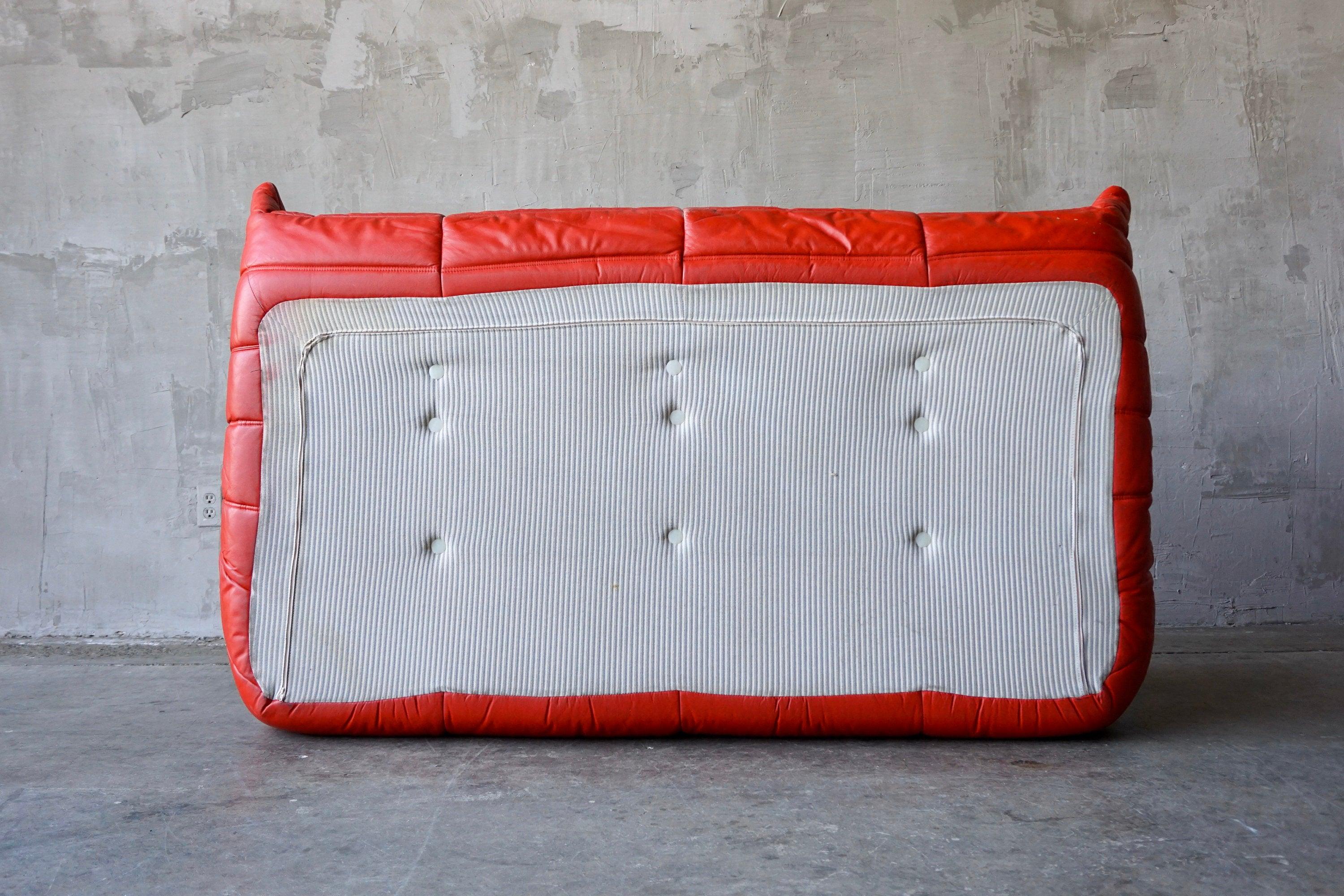 Ligne Roset Original Leather 'Togo' Sofa 4