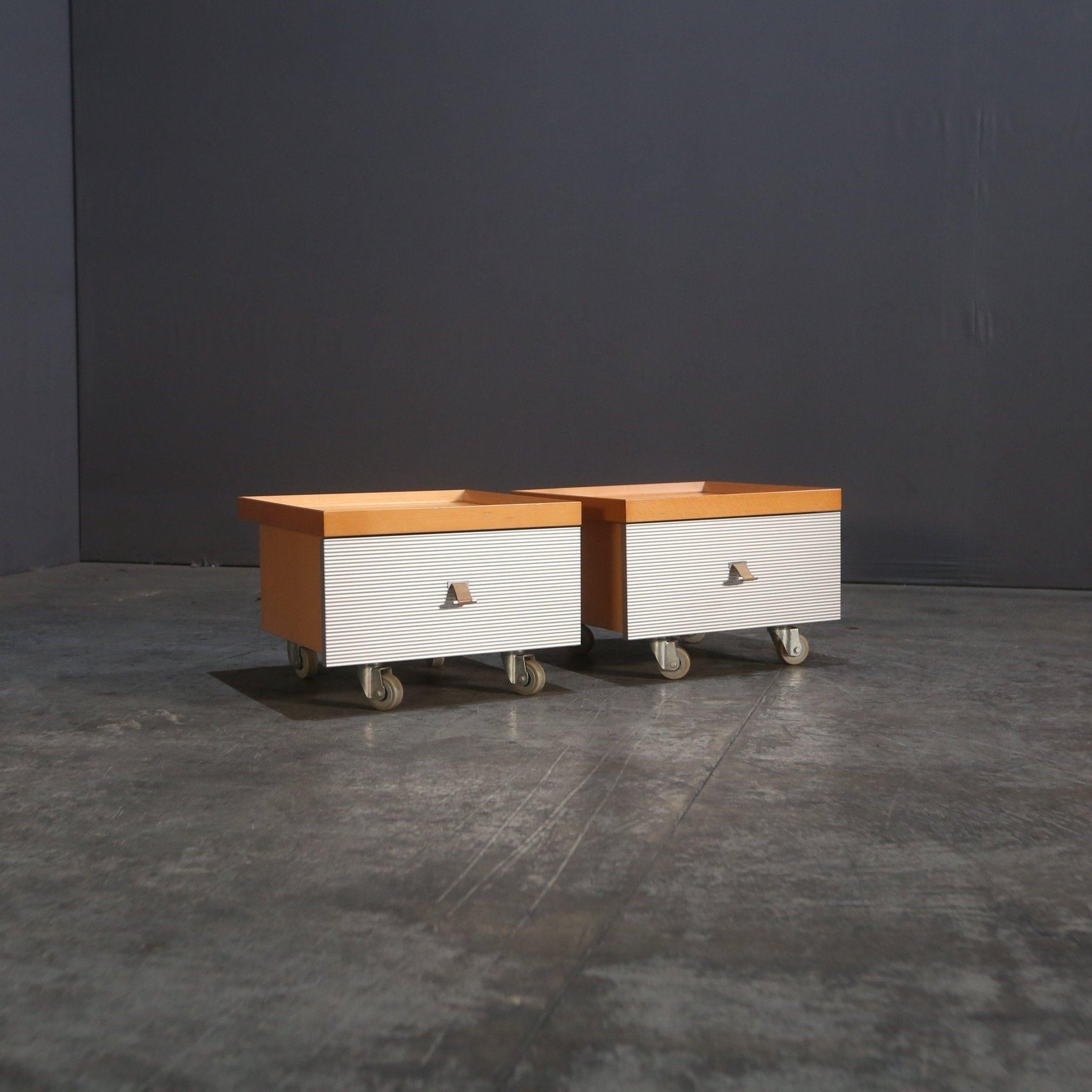Ligne Roset Parallel Nightstand by Peter Maly In Good Condition In Basildon, London