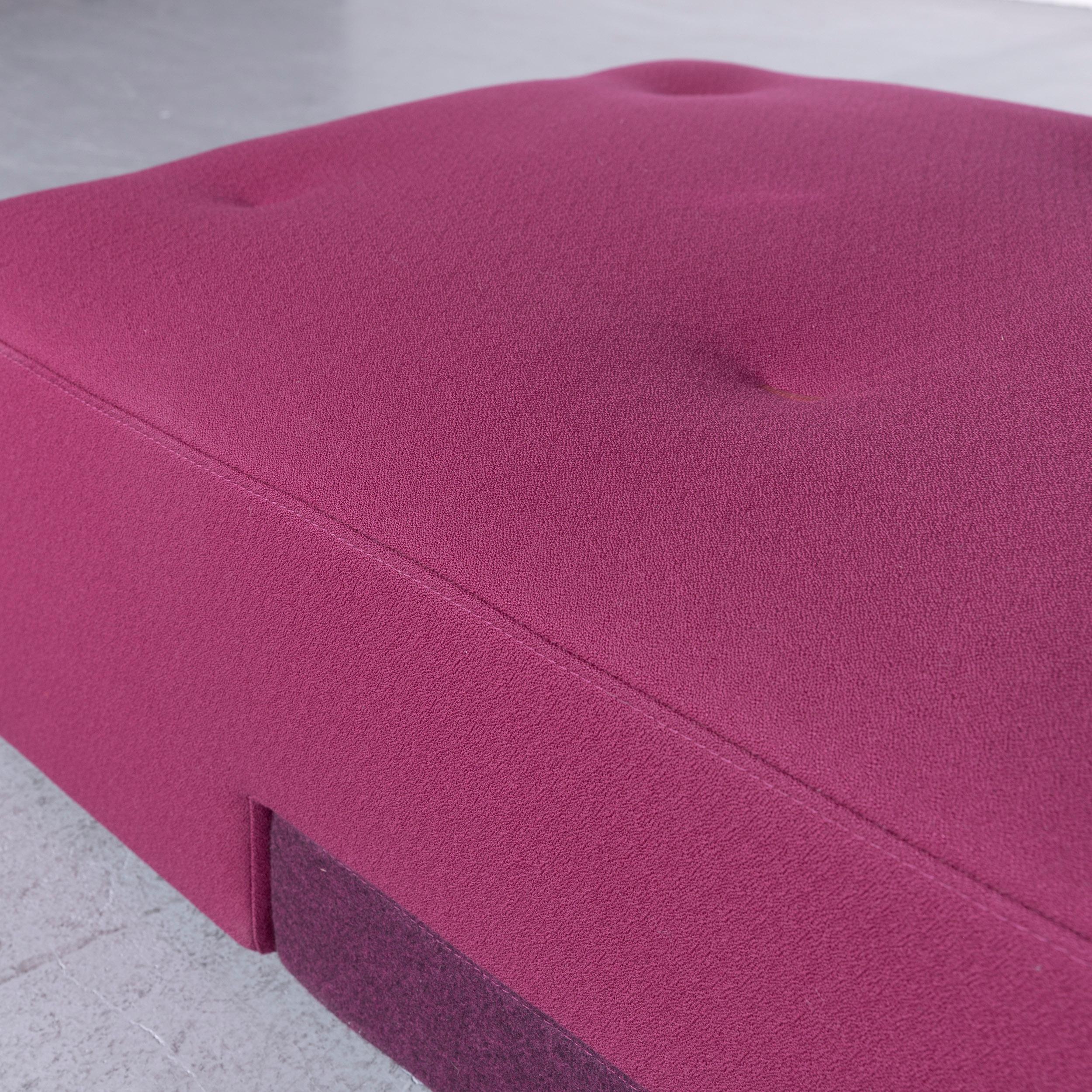 Ligne Roset Patchwork Designer Fabric Corner Sofa Purple Couch In Excellent Condition For Sale In Cologne, DE