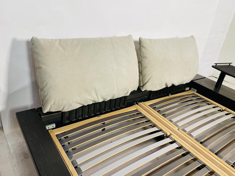 Ligne Roset Peter Maly Modern Wood European Queen Size Platform Bed For