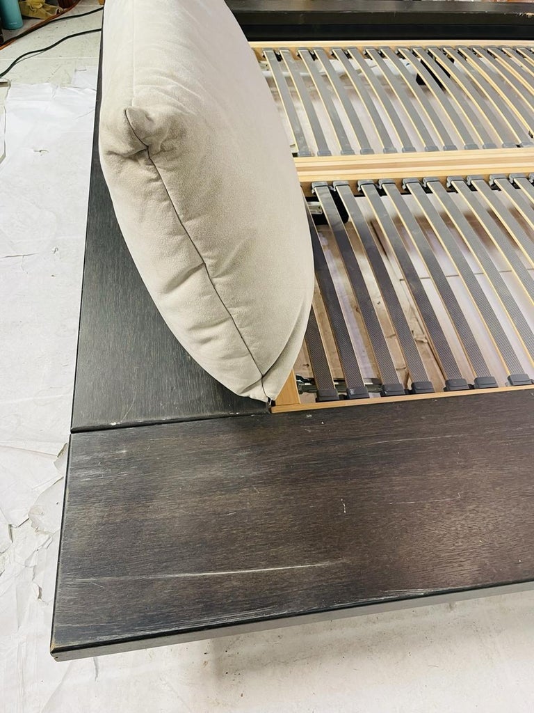 Ligne Roset Peter Maly Modern Wood European Queen Size Platform Bed For