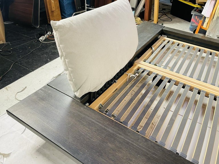 Ligne Roset Peter Maly Modern Wood European Queen Size Platform Bed For