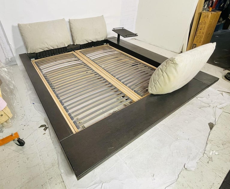 Ligne Roset Peter Maly Modern Wood European Queen Size Platform Bed For  Sale at 1stDibs | peter roset