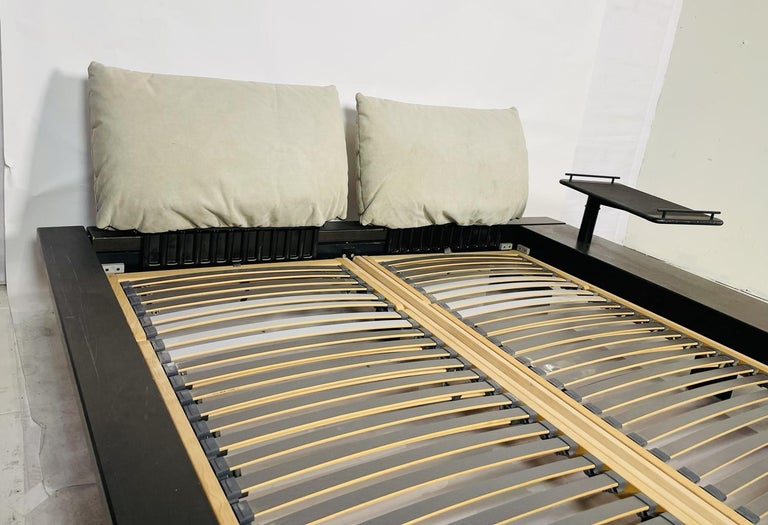 Ligne Roset Peter Maly Modern Wood European Queen Size Platform Bed For