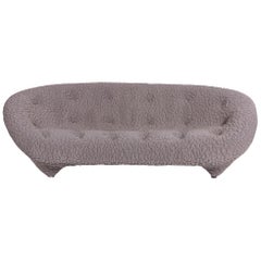 Ligne Roset Ploum Fabric Sofa Gray Three-Seat Erwan & Ronan Bouroullec Couch