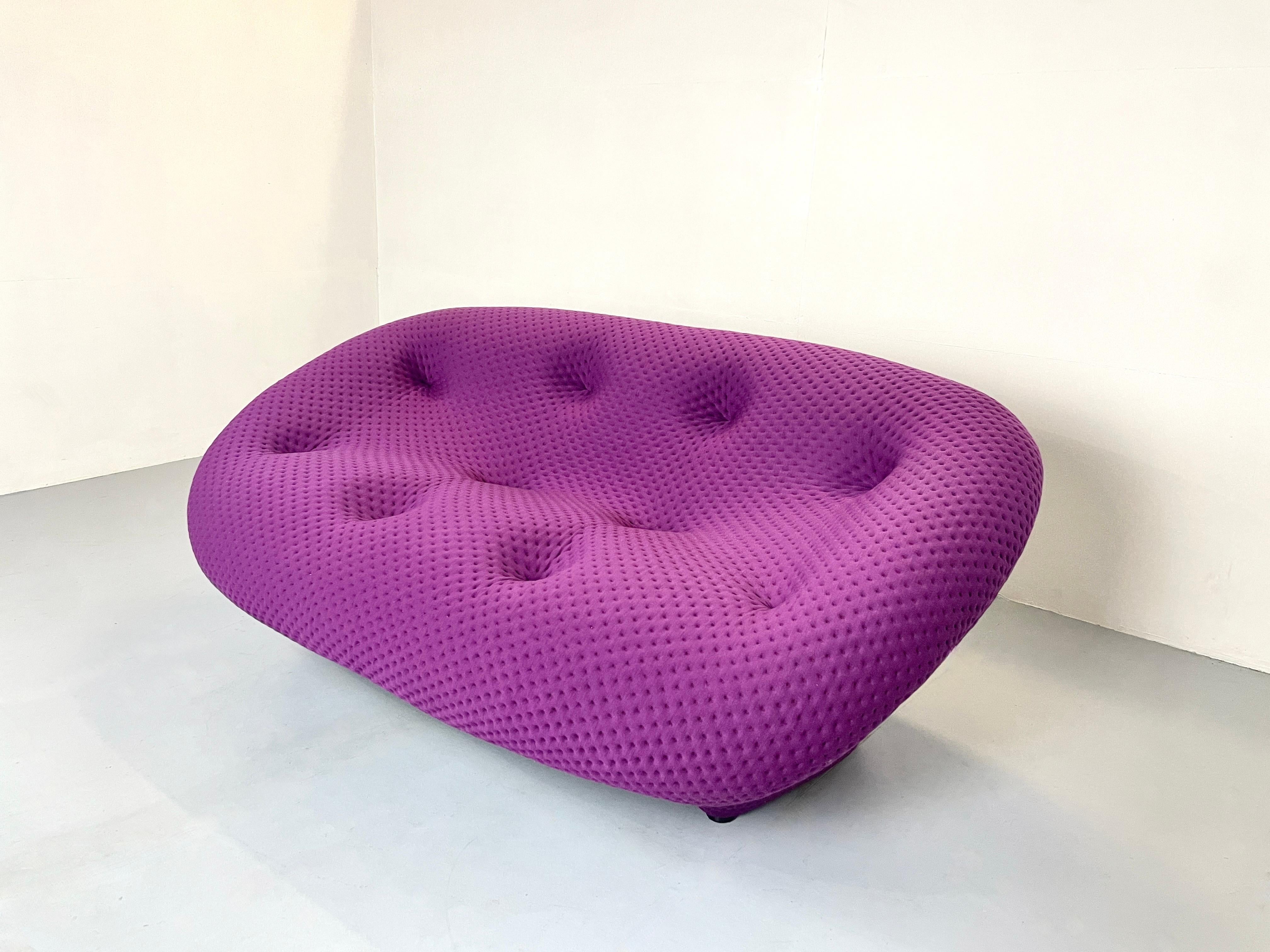 Designer Ronan und Erwan Bourellec


Das Ligne Roset Ploum ist ein äußerst bequemes Sofa aus besonders geschmeidigem Schaumstoff in Kombination mit einem Stretch-Futter. Die Couch lädt zum Verweilen ein. Die Rückenlehne und der Sitz sind gepolstert,