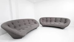 Ligne Roset Ploum Sofas in Appa Ulster Grey Fabric by Ronan & Erwan Bouroullec