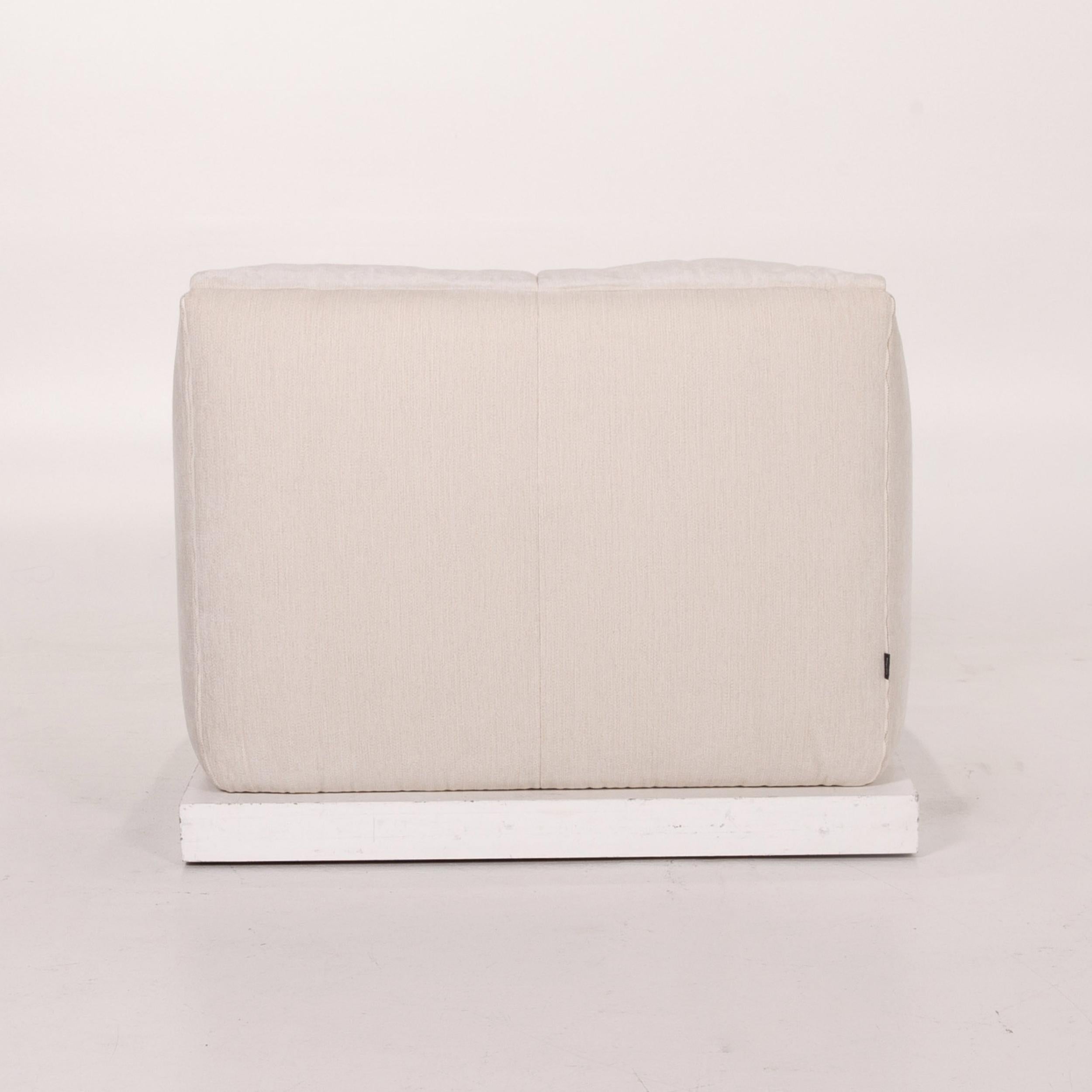 Ligne Roset Plumy Fabric Armchair Cream 4