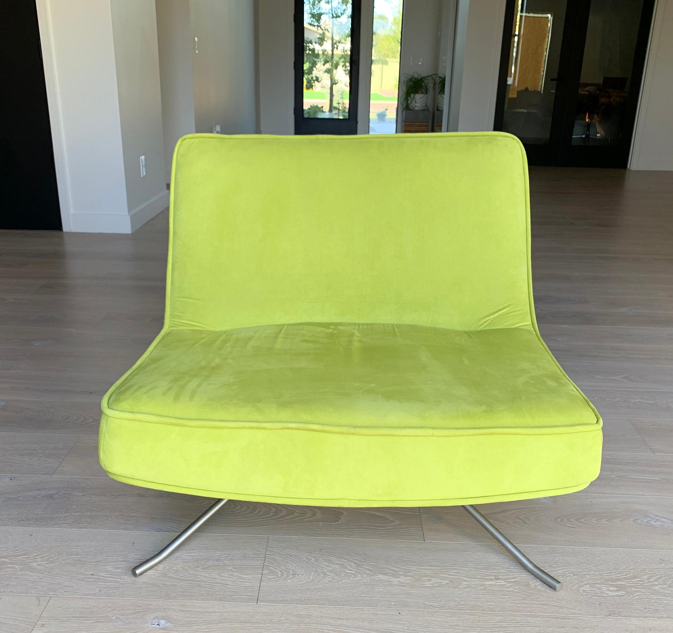 ligne roset chair and ottoman