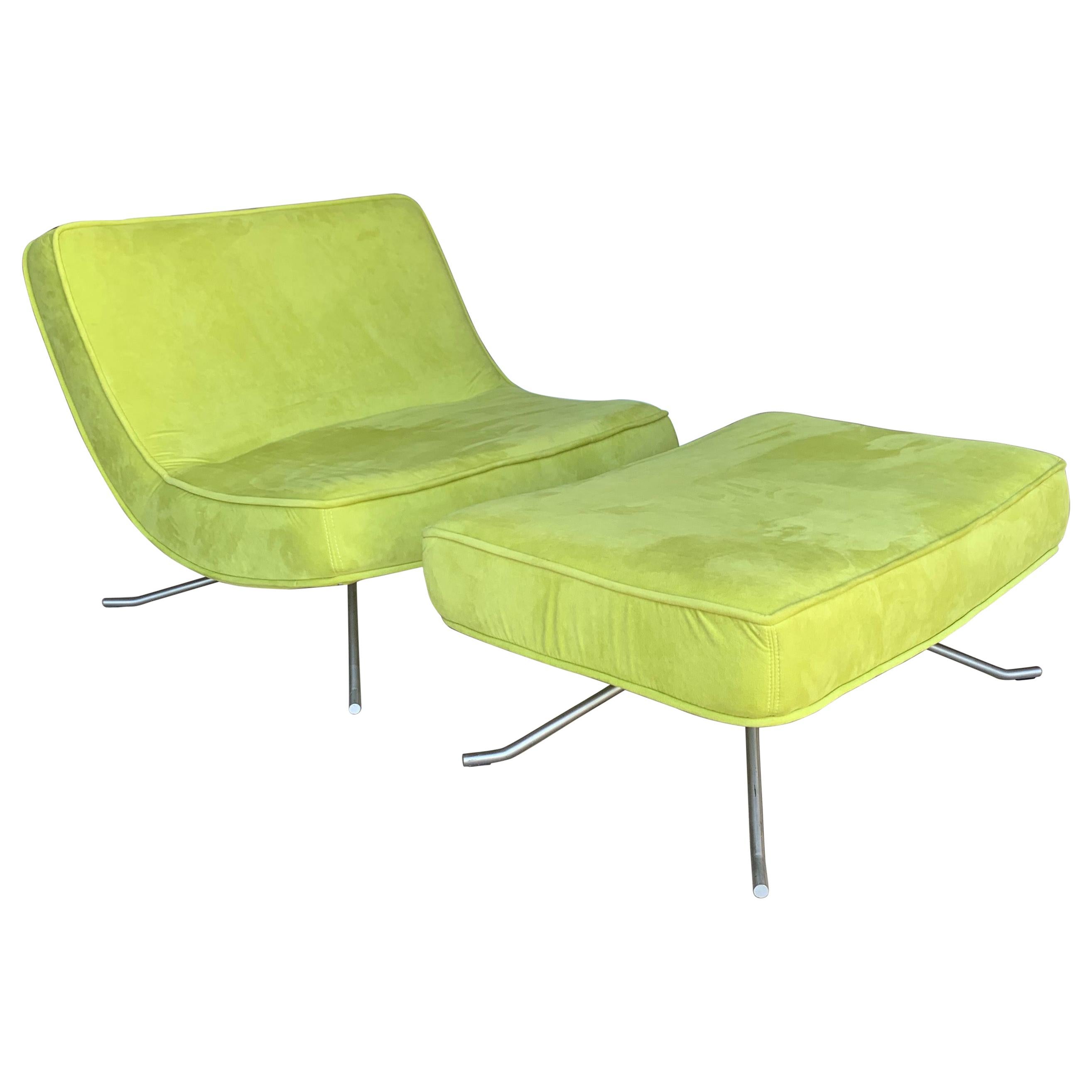 Ligne Roset Pop Chair and Ottoman by Christian Werner