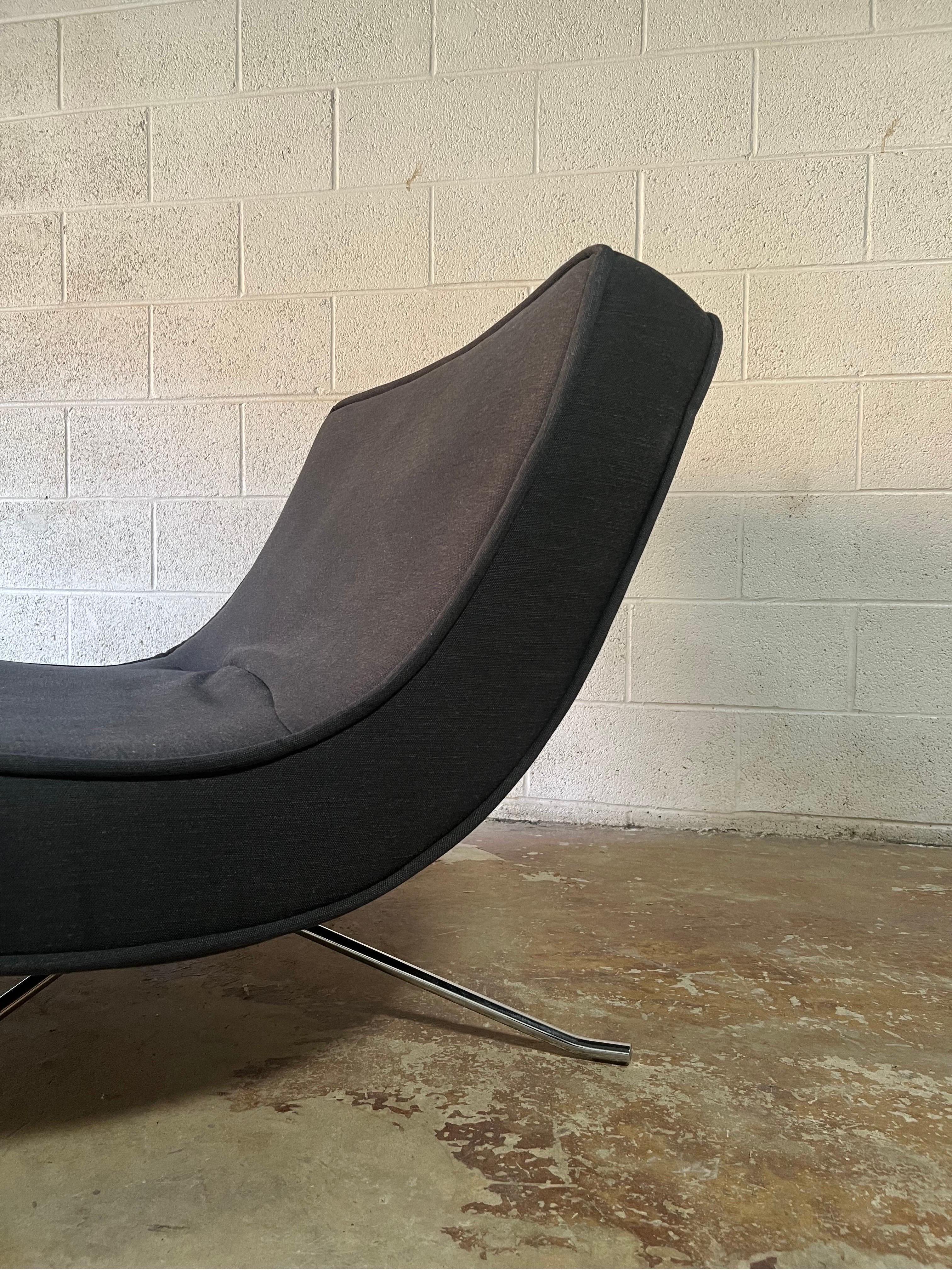 French Ligne Roset ‘Pop’ Easy Lounge Chair and Ottoman by Christian Werner