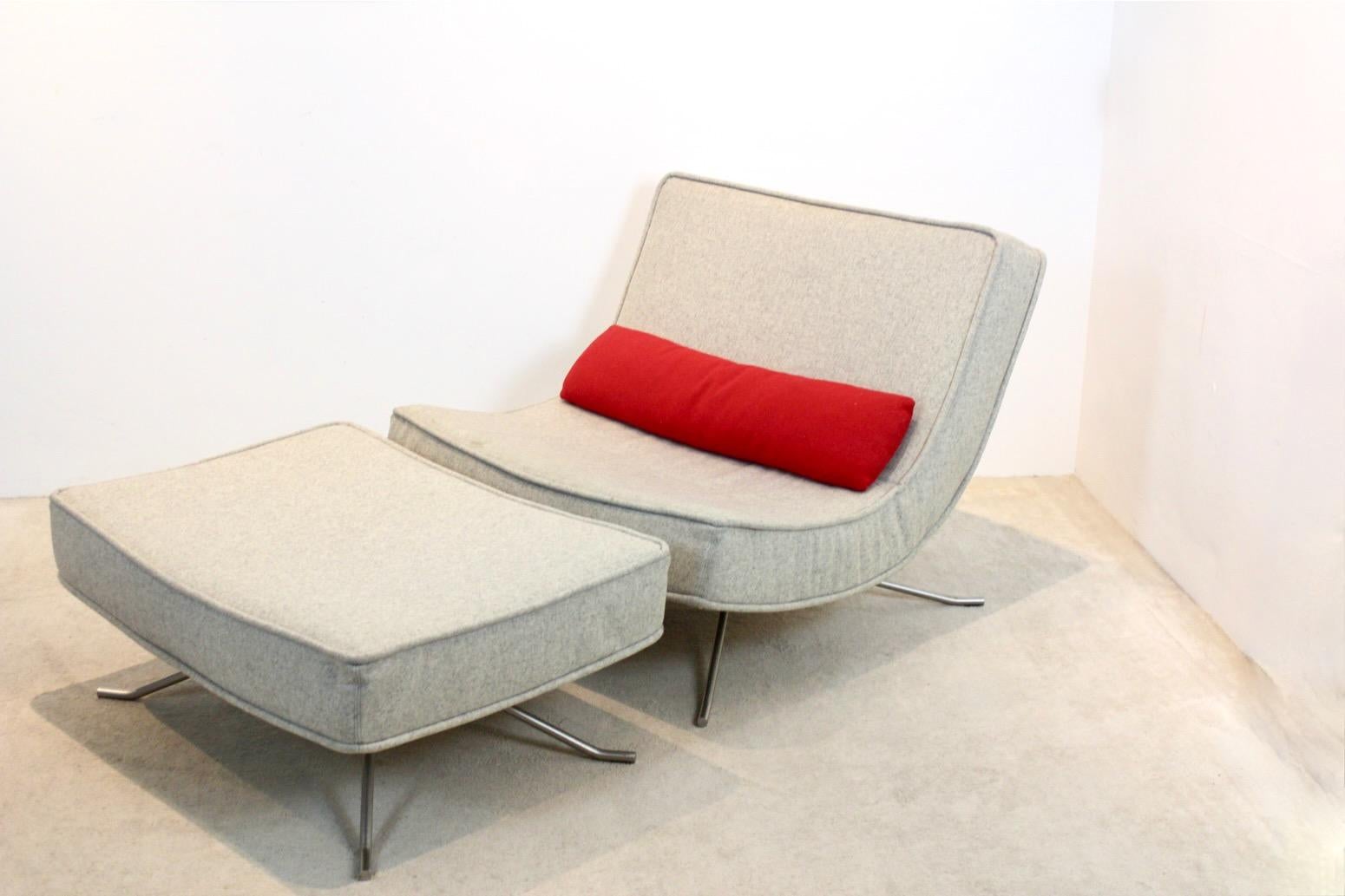 Ligne Roset ‘Pop’ Easy Lounge Chair and Ottoman by Christian Werner 1