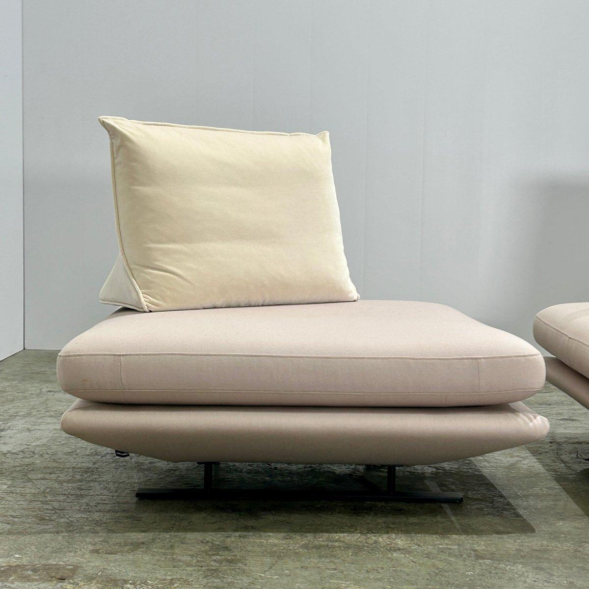 Ligne Roset Prado Sofa and Ottomans by Christian Werner, Set of Three For Sale 2