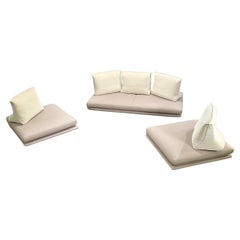 Ligne Roset Prado Sofa and Ottomans by Christian Werner, Set of Three