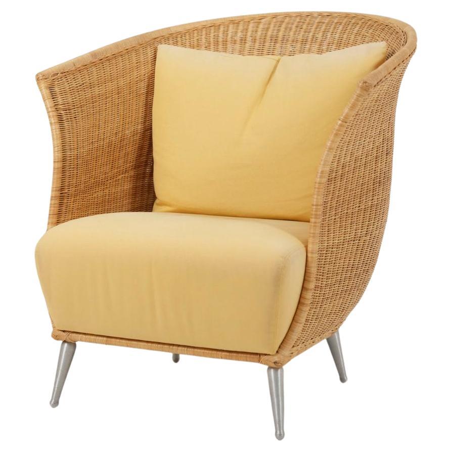 Ligne Roset Rattan Longue Chair
