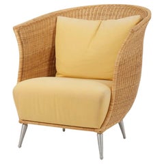 Ligne Roset Rattan Longue Chair Ligne Roset Rattan Longue Chair