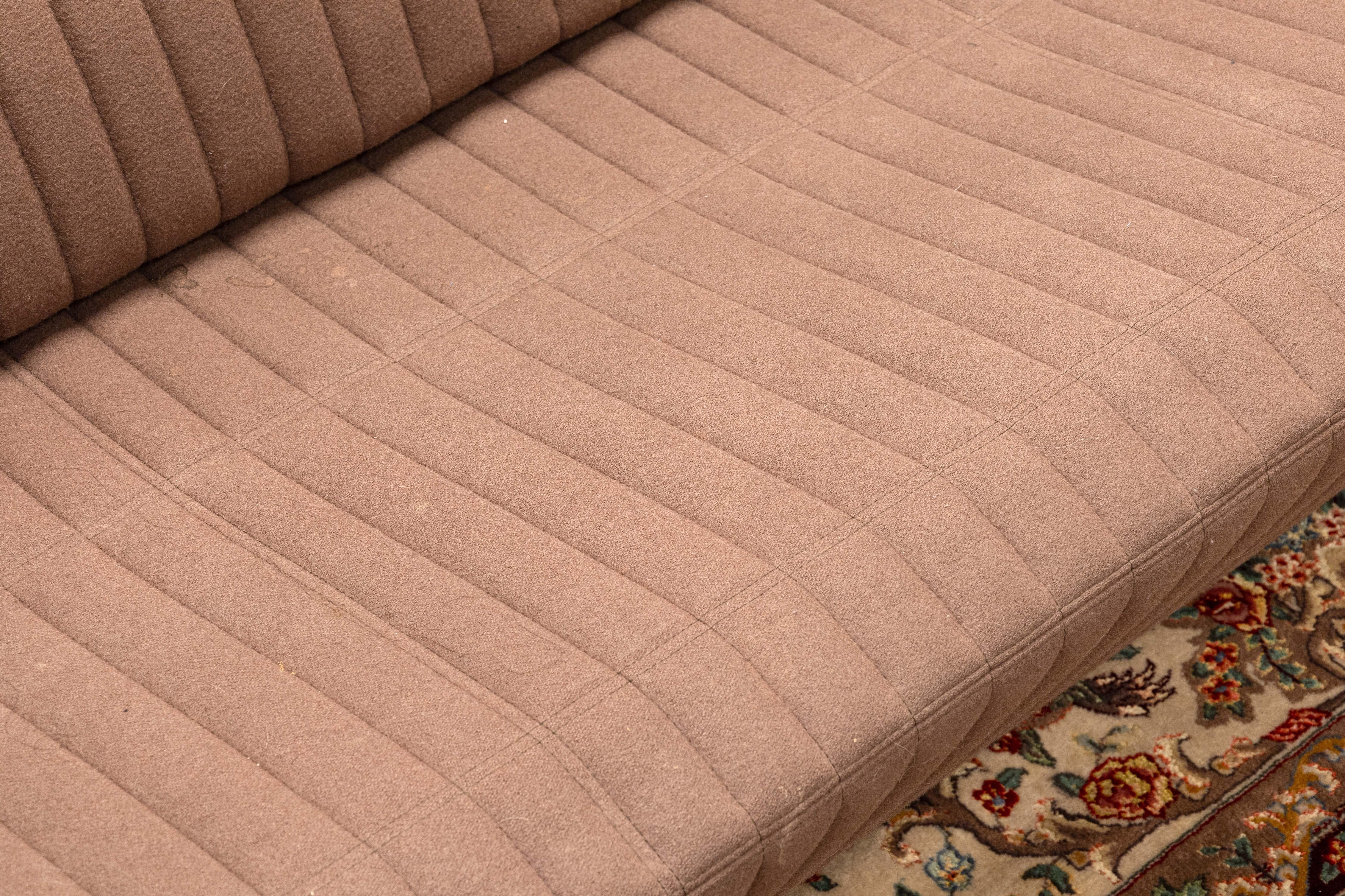 Ligne Roset R&E Bouroullec Facett Contemporary Modern Brown Loveseat Sofa 6