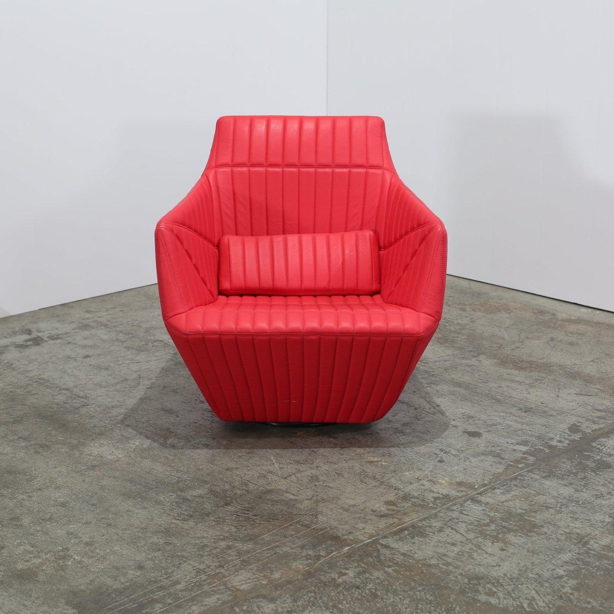 Ligne Roset Red Facett Armchair by R. & E. Bouroullec For Sale 4