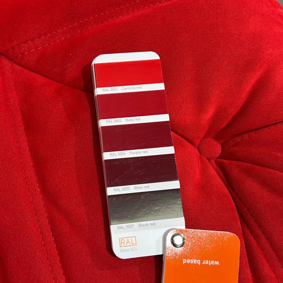 Ligne Roset Red Modular Togo Sofa by Michel Ducaroy, Set of Three For Sale 11