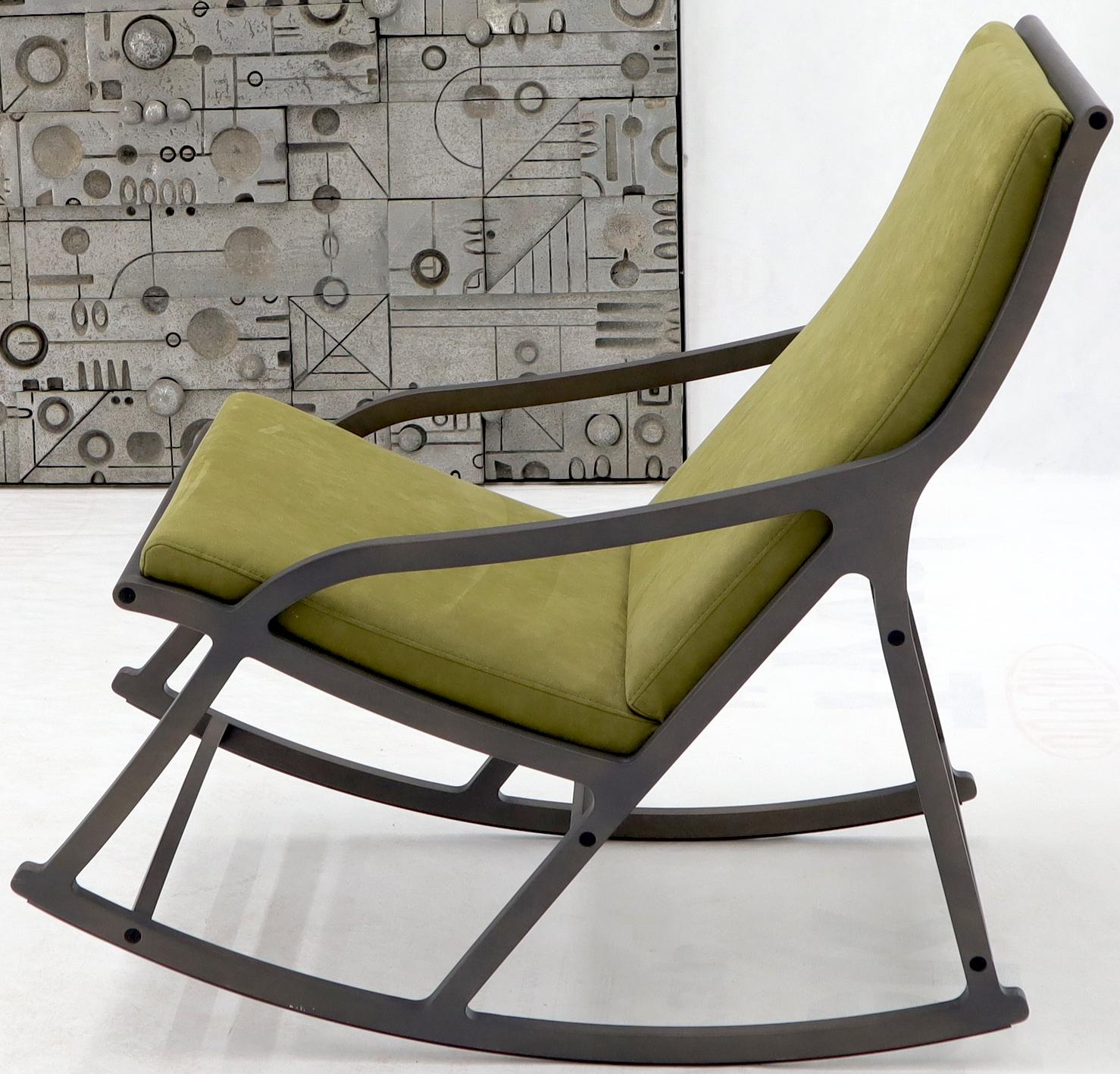Upholstery Ligne Roset Ricking Armchair Made in France For Sale