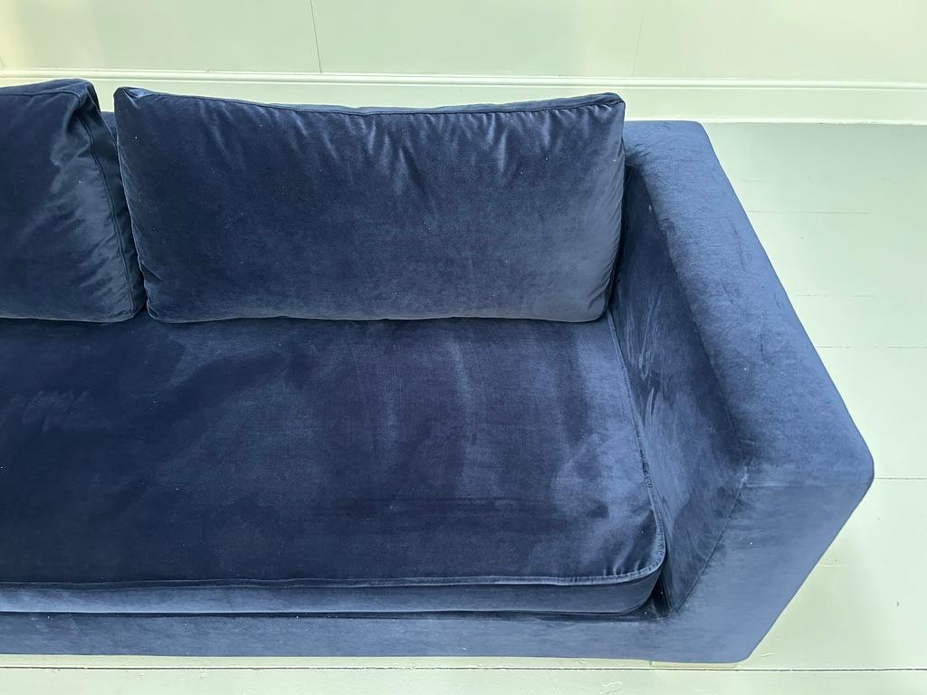 Divano e pouf a 3 posti 
