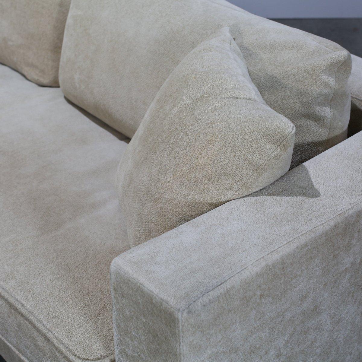 Tessuto Ligne Roset Rive Gauche Sofa & Ottoman in vendita