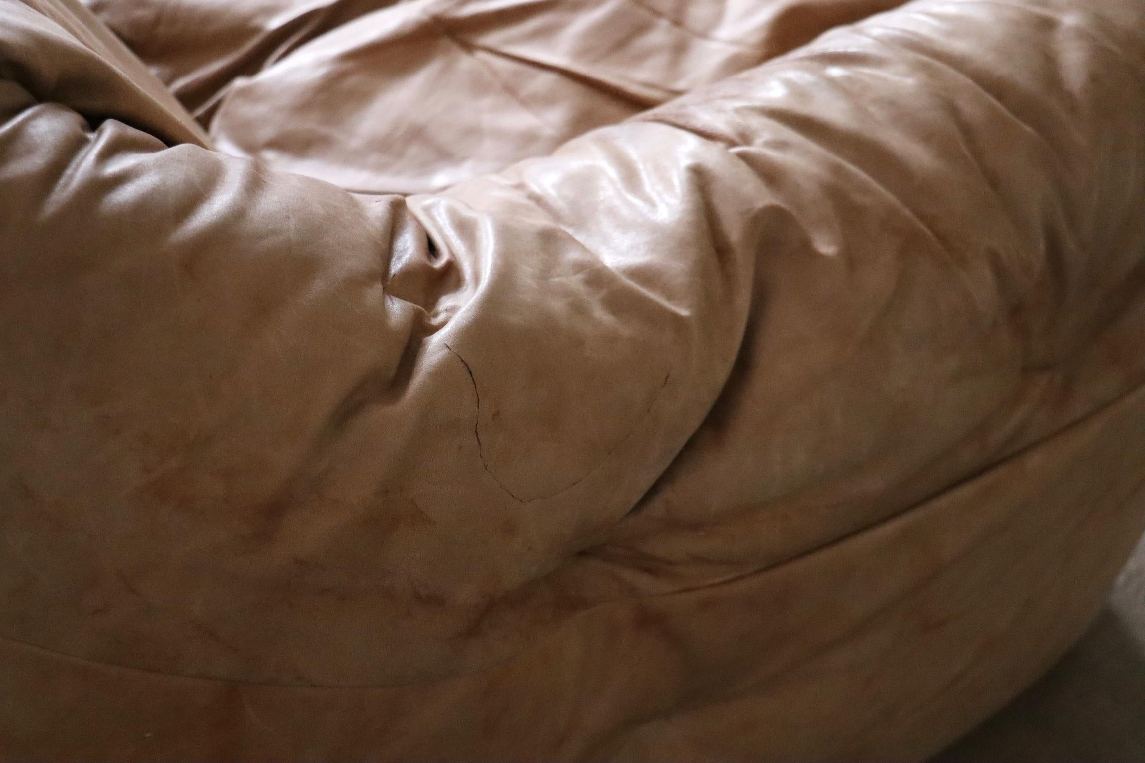 Ligne Roset Sloop Sofa von Michel Ducaroy In Cognac Leder, 1970er Jahre im Angebot 10