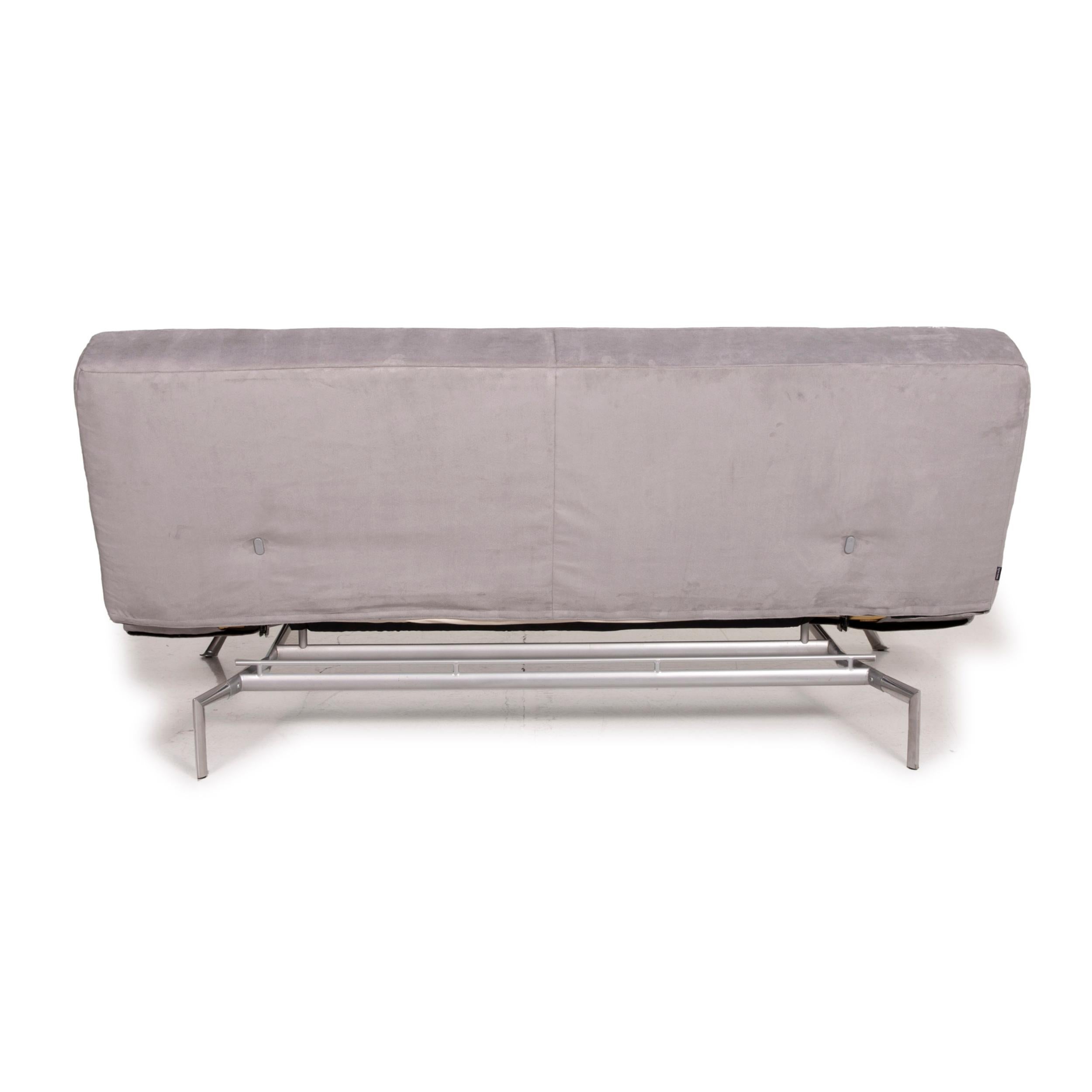 Ligne Roset Smala Fabric Sofa Gray Three-Seater Function Reclining Function 4