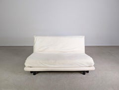 Ligne Roset Sofa Couch Multy Claude Brisson weiß Zweisitzer