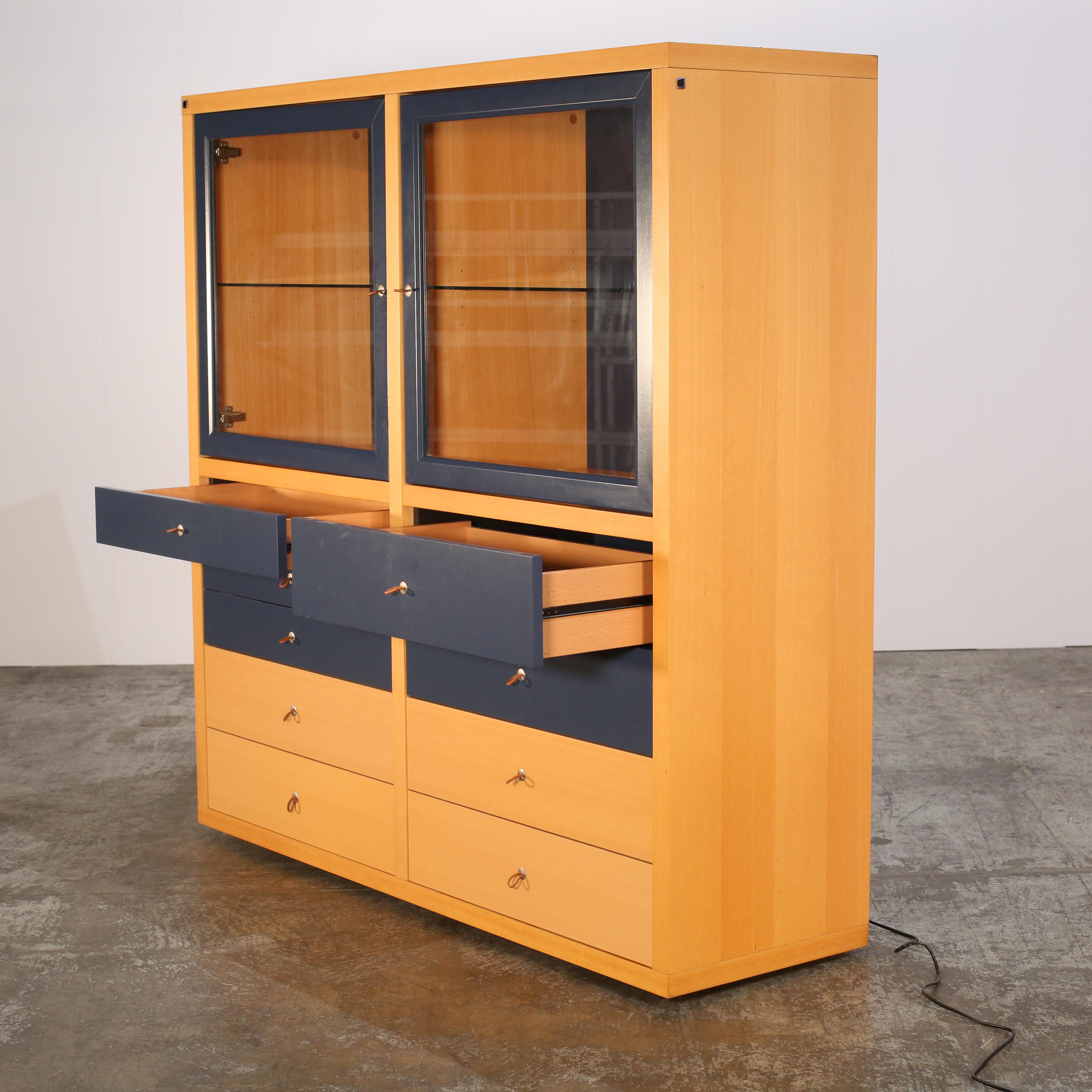 Contemporary Ligne Roset Square Display Cabinet For Sale