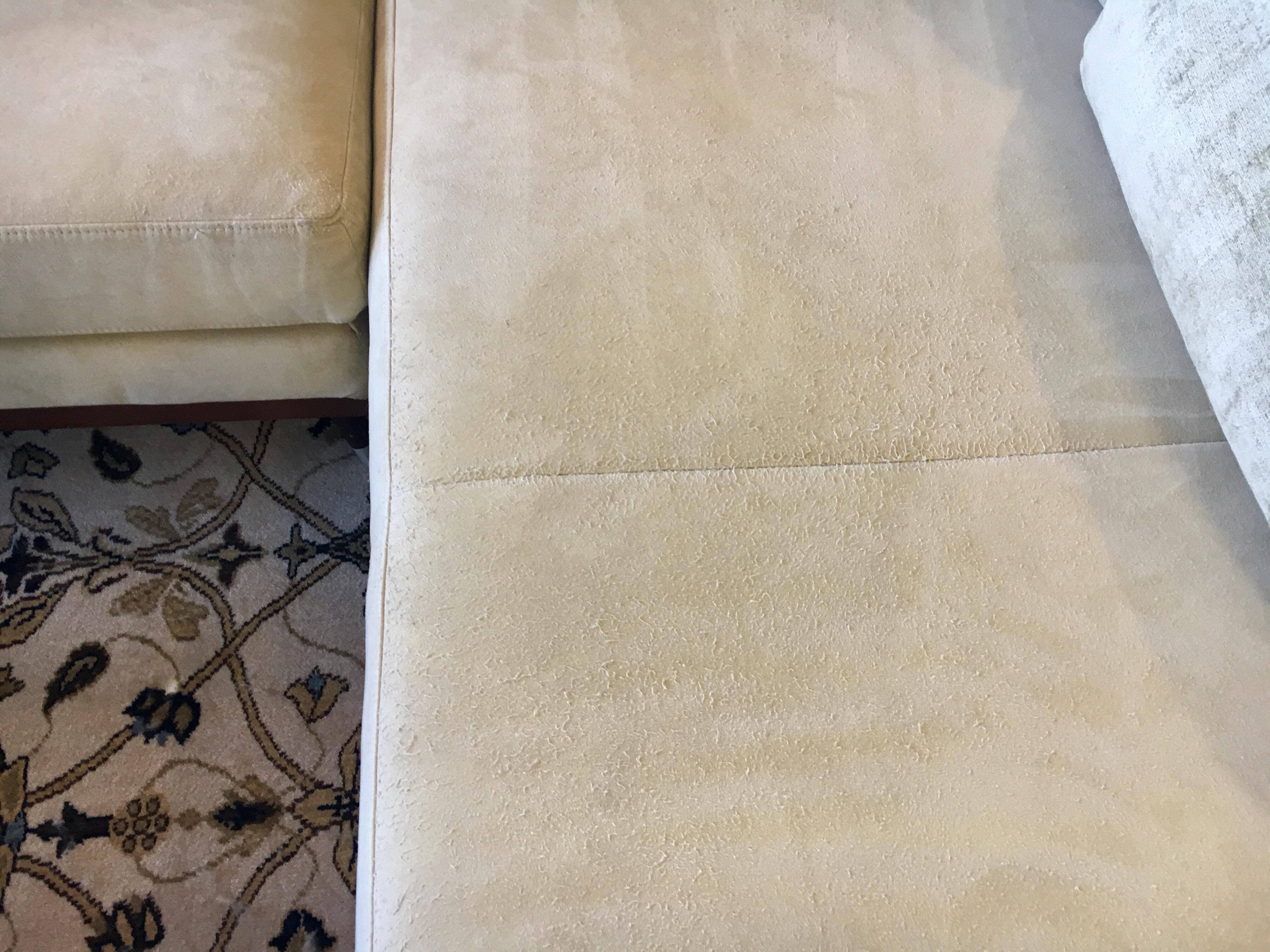 Ligne Roset Suede Feng Sectional Sofa Didier Gomez with Custom Knoll Pillows In Excellent Condition In West Hartford, CT