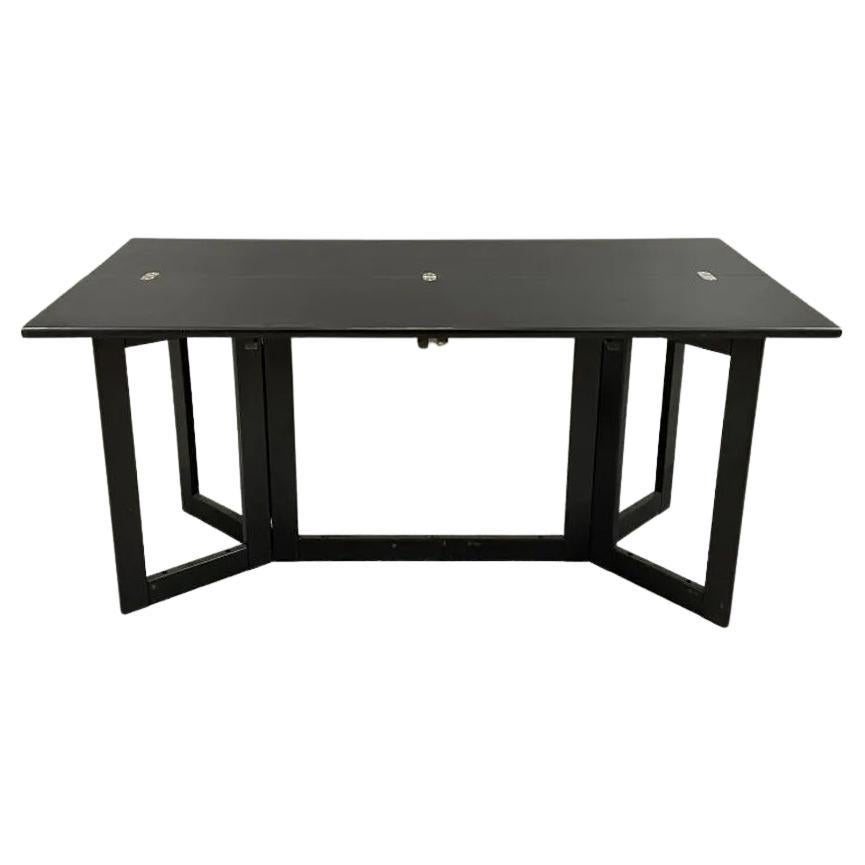 Ligne Roset, Table, Console Table in Blackened Wood circa 1970