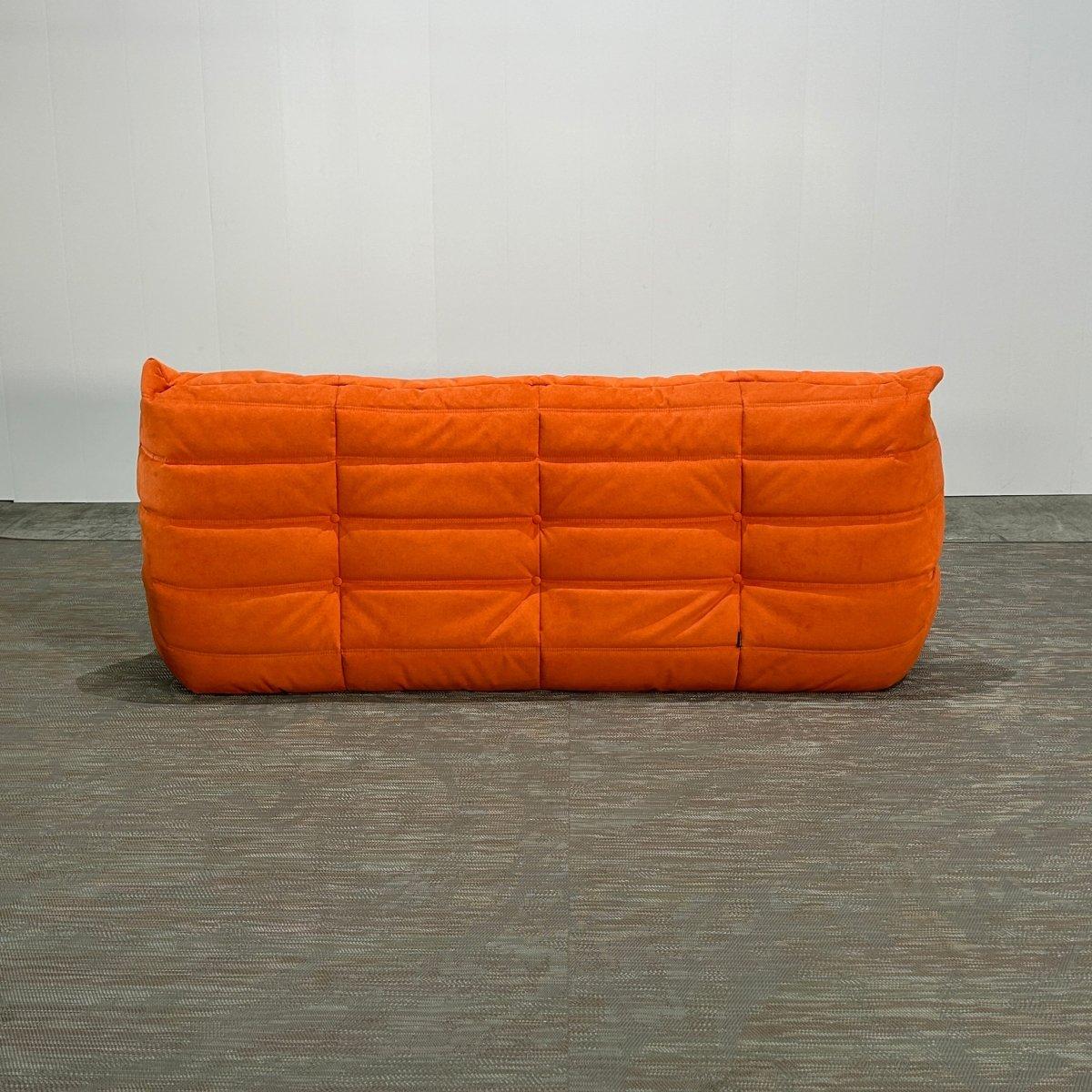 The iconic Togo sofa, originally designed by Michel Ducaroy for Ligne Roset in 1973, has become a mid-century design classic. This three seater sofa is incredibly versatile and can be used alone or paired with other pieces from the range. Made