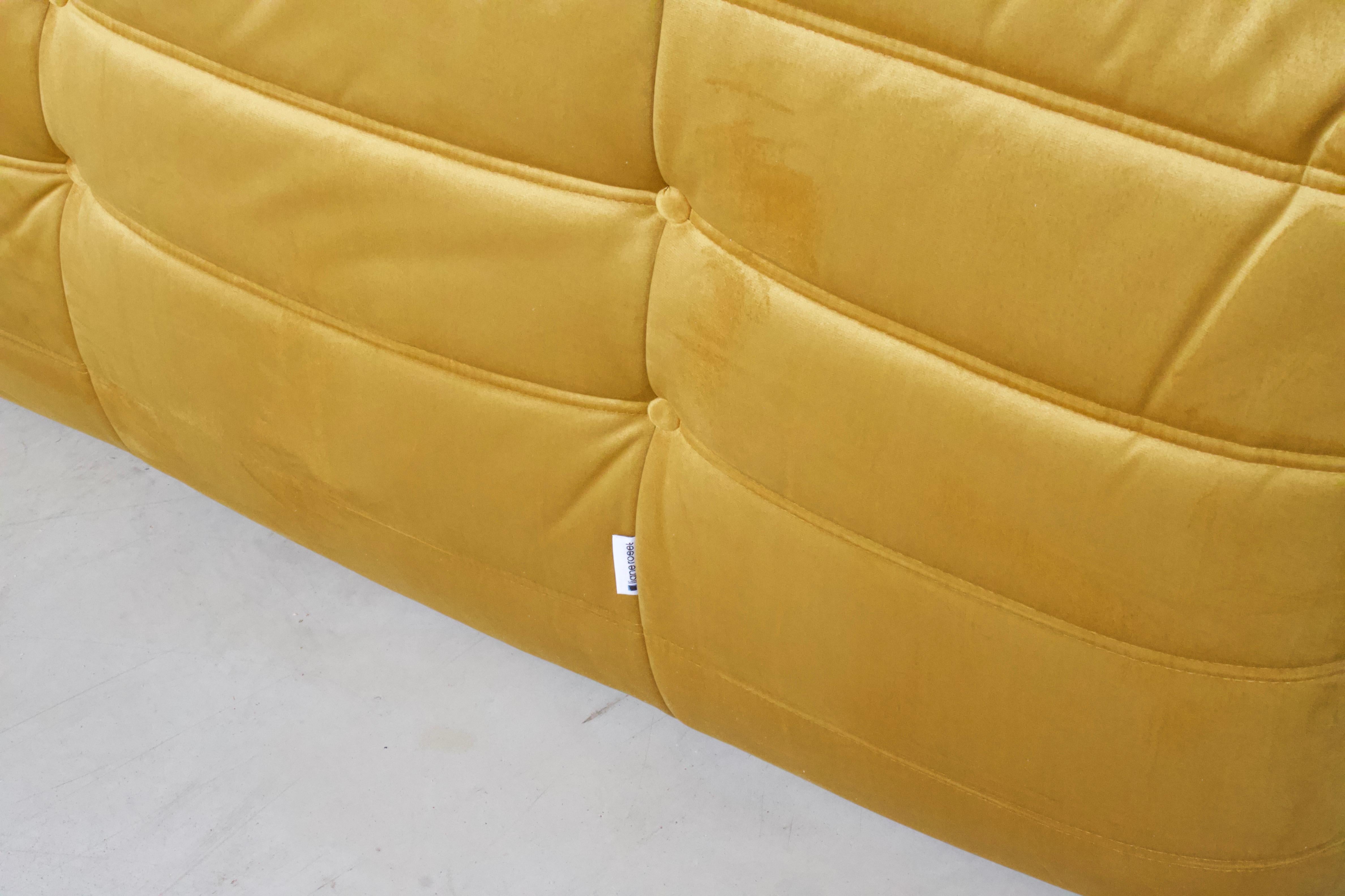 Space Age Ligne Roset Togo 3-Seat Sofa by Michel Ducaroy